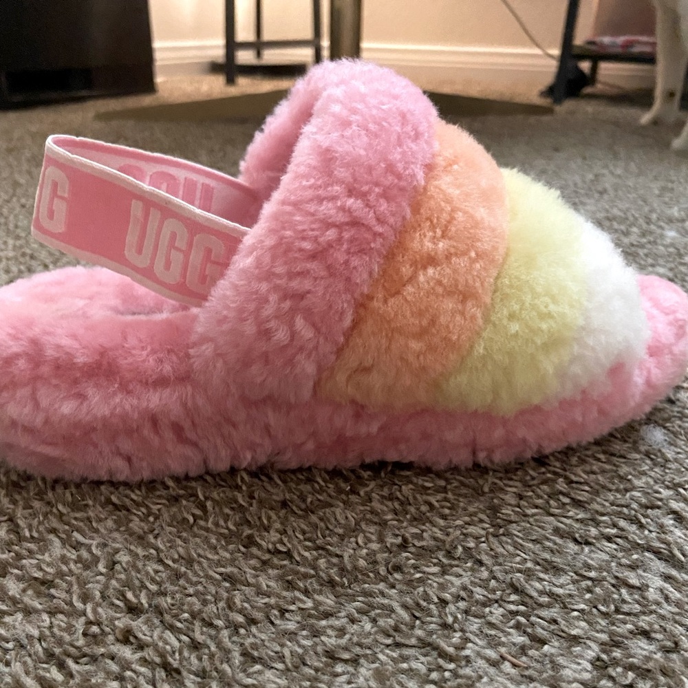 Fluffy UGG slippers
